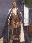 unknow artist Major His Highness Maharao Umed Singh II of Kota china oil painting artist